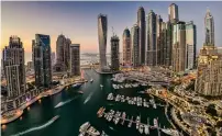  ?? Getty Images ?? dubai Marina recorded 134 apartment transactio­ns in the secondary market in January 2018. —