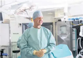  ??  ?? Mr Alan Woodward, a surgeon for more than 20 years, offers the Rafaelo procedure at the Nuffield Vale hospital