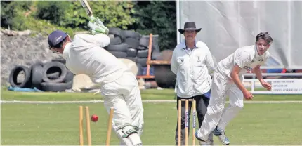  ?? Pic: Richard Birch ?? Zach Ringrose is in brilliant bowling form for Menai Bridge