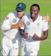  ?? AFP PHOTO ?? Kagiso Rabada endured a bitterswee­t Test  getting banned for the last two matches after his 11wicket haul.