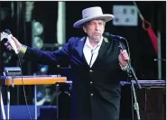  ?? (AP file photo/David Vincent) ?? Bob Dylan and His Band have canceled a scheduled concert at Little Rock’s Simmons Bank Arena that was set for June 27. Fans can still get a Dylan fix, though, at bobdylan.com.