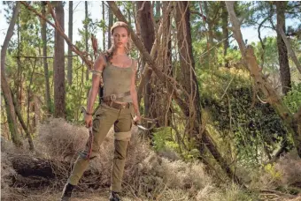  ?? GRAHAM BARTHOLOME­W/ WARNER BROS. PICTURES ?? Alicia Vikander is Lara Croft in “Tomb Raider.”