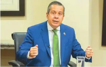 ?? EDDY VITTINI ?? El asesinado ministro de Medio Ambiente y Recursos Naturales, Orlando Jorge Mera.