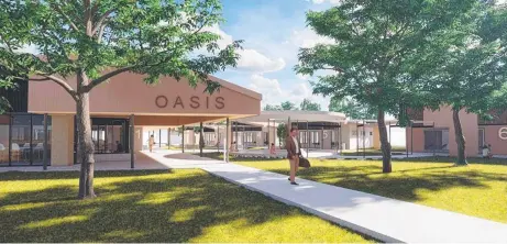  ??  ?? MAKING DIFFERENCE: An artist's impression of The Oasis Townsville project to be built by Woollam Constructi­ons, which is expected to create about 160 jobs.