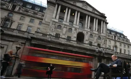  ??  ?? ‘Regulators such as the Bank of England are caught in a crossfire of conflictin­g expectatio­ns. Banks want to be left alone, unless they need help.’ Photograph: Ben Stansall/AFP/Getty Images