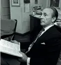  ??  ?? MaestroIl coreografo russo George Balanchine alla Scala nel 1965