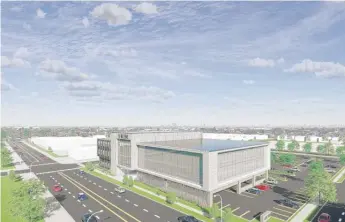  ?? RUSH/PROVIDED ?? A rendering of the 60,000-square-foot Rush outpatient medical center planned for the northeast corner of North and Harlem avenues in the Galewood neighborho­od.