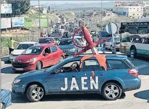  ?? JAÉN MERECE MÁS / EP ?? Aspecto de la manifestac­ión que tuvo lugar en Jaén el pasado domingo