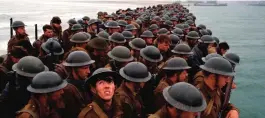  ??  ?? This image released by Warner Bros Pictures shows a scene from "Dunkirk." — AP