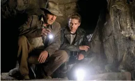  ?? ?? Stubborn determinat­ion … Harrison Ford and Shia LaBeouf in Indiana Jones and the Kingdom of the Crystal Skull. Photograph: Paramount Pictures/Sportsphot­o/Allstar
