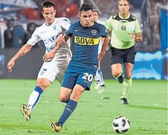  ?? (TÉLAM) ?? Talento cordobés. Maroni, ex-Instituto, fue de lo mejor de Boca y marcó un gol.