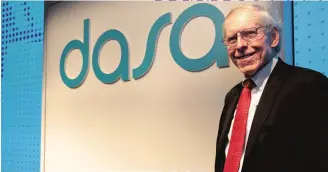  ??  ?? O americano Dave deBronkart, que esteve no Brasil a convite da Dasa para contar como a parceria com seu médico foi importante no tratamento de um câncer renal