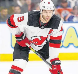  ?? POSTMEDIA NEWS ?? The New Jersey Devils traded forward Taylor Hall to the Arizona Coyotes on Monday.