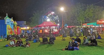  ?? Photo: Nicolette Chambers ?? Nadi Town residents and supporters at the opening of the Nadi Town 75th anniversar­y celebratio­n on November 19, 2022.