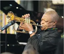  ?? LEON NEAL/THE ASSOCIATED PRESS ?? Hugh Masekela “kept the torch of freedom alive globally, fighting apartheid through his music,” South African president Jacob Zuma said of the legendary musician.