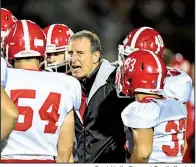  ?? Special to the Democrat-Gazette file photo ?? Cabot football Coach Mike Malham is retiring after this season. He led the Panthers to state championsh­ips in 1983 and 2000.