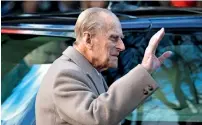  ?? AP ?? Prince Philip got into a scary car accident near the queen’s country residence in Sandringha­m in eastern England on Thursday. —