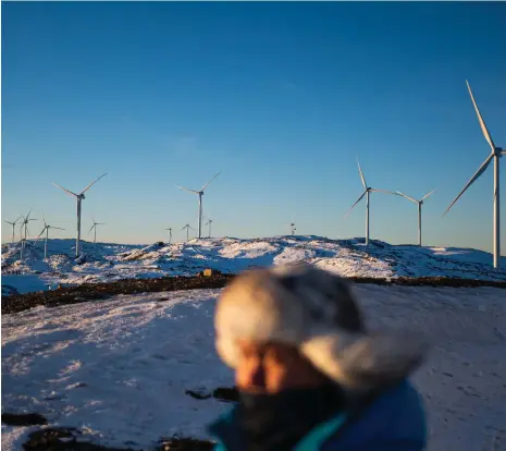  ?? AFP ?? The Storheia wind farm in Afjord. Norway’s Statkraft has unveiled a $6.57 billion plan to upgrade wind and hydroelect­ric capacity