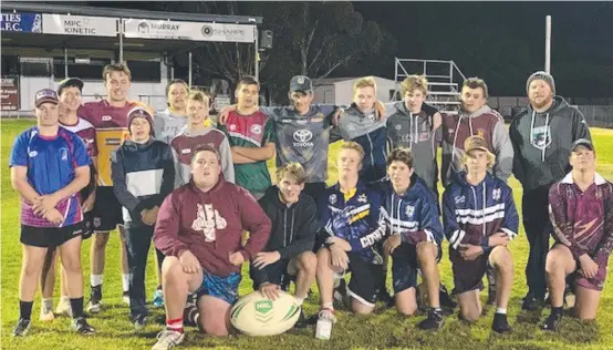  ?? Picture: Supplied ?? KEEN PLAYERS: Roma will bring an U15s side into the Toowoomba Junior Rugby League for the 2020 season.