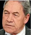  ??  ?? Winston Peters