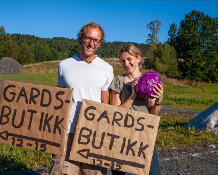  ?? JAN INGE SKOGHEIM ?? Sverre og Ida flyttet familien til et falleferdi­g småbruk. Historien fortelles i tv-serien «Drømmen om et småbruk» på «Godt norsk».