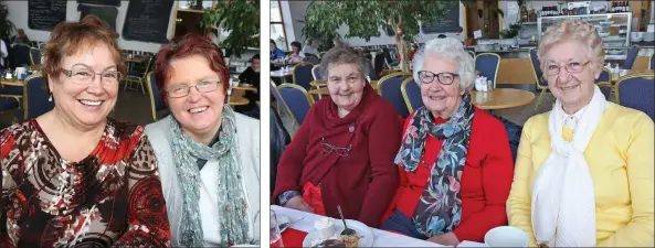  ??  ?? Betty Rossiter and Cathy Keating at the Oulart ICA Guild Christmas Party
Mary Sutton, Kathleen Roche and Kathleen Hyland at the Oulart ICA Guild Christmas Party in Kilcannon Garden Centre.