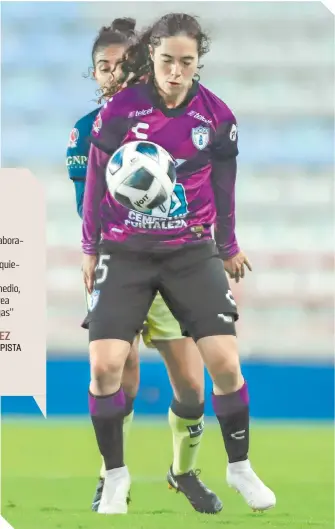  ?? FOTOS: MEXSPORT ?? Ana López es una de las líderes del Pachuca y siempre ha buscado mejoras para la Liga MX.