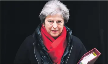  ??  ?? Compromiso. La primera ministra británica, Theresa May, se ha comprometi­do a abonar sus contribuci­ones acordadas al presupuest­o hasta el término de 2020.