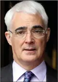  ??  ?? ‘Sidelined’: Alistair Darling