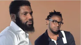  ?? AP ?? “It’s not just a black people thing. This is a people thing,” said Rashon Nelson, left. He and Donte Robinson, right, were arrested April 12 in Philadelph­ia.