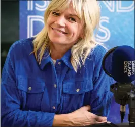  ??  ?? REFORMED: Zoe Ball on Desert Island Discs and, right, in her ‘ladette’ days