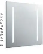  ?? KOHLER ?? Kohler’s lighted medicine cabinets deliver optimally bright, even, and shadowless bathroom lighting that is close to natural light. Pivoting side panels let you direct light exactly where you need it. $1,385, kohler.com