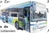  ?? Foto: Lichtenste­rn ?? Im einheitlic­hen Design fahren inzwischen die Busse für den AVV.