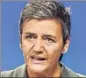  ??  ?? EU competitio­n commission­er Margrethe Vestager