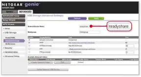  ??  ?? Turn your USB stick into a filesharin­g drive using router features such as Netgear Readyshare