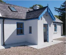  ??  ?? The renovated cottage near Cashel includes an open-plan living and dining room (left)