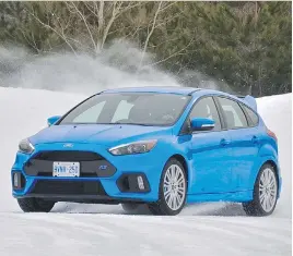  ?? PHOTOS: DEREK MCNAUGHTON/DRIVING ?? The 2017 Focus RS has four drive modes.