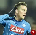  ??  ?? 1
1 Zielinski, centrocamp­ist a arrivato l’anno scorso è il 12° titolare
2 Mario Rui terzino arrivato a giugno, titolare dopo l’infortunio a Ghoulam
3 Valdifiori Era arrivato dall’Empoli tre anni fa, l’anno scorso è andato via
4 Tonelli Arrivato...