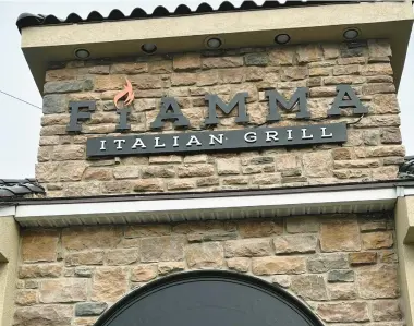  ?? CALL PHOTOS JENNIFER SHEEHAN/MORNING ?? Fiamma Italian Grill near Bethlehem is set to reopen after a fire seriously damaged the restaurant Feb. 13.