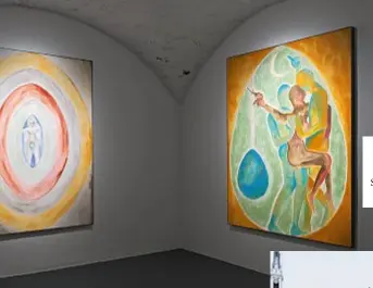  ??  ?? Francesco Clemente: Clouds, presso la Vito Schnabel Gallery, a Sankt Moritz.