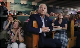  ?? Photograph: John Locher/AP ?? Biden in Iowa last week. His campaign has dismissed the criticism as a fixation of the press, arguing that the gaffes endear him to American voters.