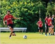  ?? DAKOTA WILLIAMS/ATLANTA UNITED ?? Defender Juan Jose Purata, shown during Atlanta United practice last week, says he’s preparing “to get out of my comfort zone and to face that challenge” of playing in a different league.