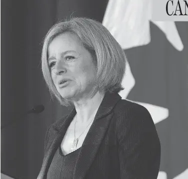  ?? ADRIAN WYLD / THE CANADIAN PRESS ?? Alberta Premier Rachel Notley says Ottawa needs to help her province address the bottleneck in energy shipments.