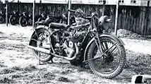  ??  ?? Side-valve machines were more easily fixed by their riders at the roadside. Here a Norton 16H based on the 1937 version, one of more than 100,000 supplied to the military, gets a decoke.