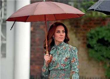  ?? PHOTO: REUTERS ?? Catherine, Duchess of Cambridge, raised eyebrows around the world when she told her husband they would ‘‘just have to have more babies’’ during a tour of Poland and Germany in July.