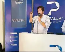  ?? ?? ALEJANDRO DUTRA LANZA VOLVIÓ A REMATAR AYER EN PANTALLA