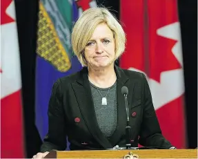  ?? LARRY WONG / POSTMEDIA NEWS FILES ?? As Alberta’s Premier Rachel Notley highlighte­d recently, Bill C-69 also risks exceeding federal jurisdicti­on under Canada’s Constituti­on, Grant Bishop writes.