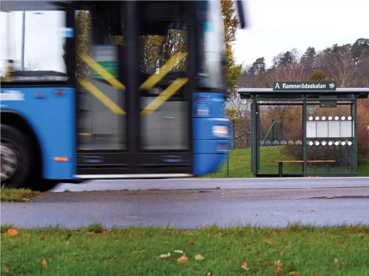  ?? Bild: Lasse Edwartz ?? Kollektivt­rafikens låga status i Uddevalla är ett av de problem som tas upp i studien.