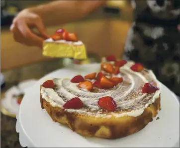  ?? HUNGRY ALMA ?? This Greek almond orange pound cake isn’t just delicious, it’s gluten free, too.