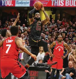  ?? GREGORY SHAMUS / GETTY IMAGES ?? LeBron James is 8-1 against the Celtics in their past two postseason meetings, with a four-game sweep in 2015 and a five-game dusting last year in the conference finals.